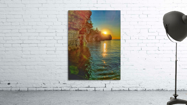 Pictured Rocks Sunset Wall Preview