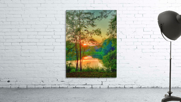 Black Warrior River Sunset Wall Preview