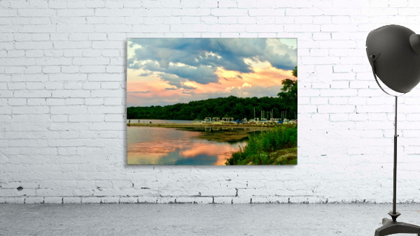 Lake Jacomo Sunset Wall Preview