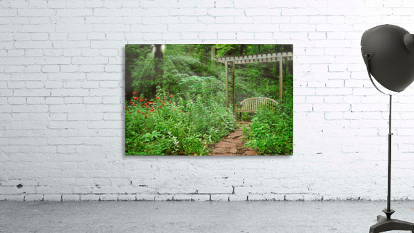 Garden Bench Wall Preview
