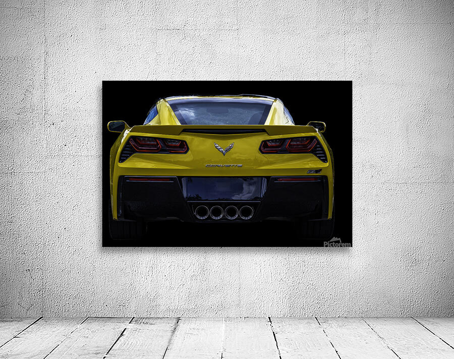 Yellow Vette Wall Preview