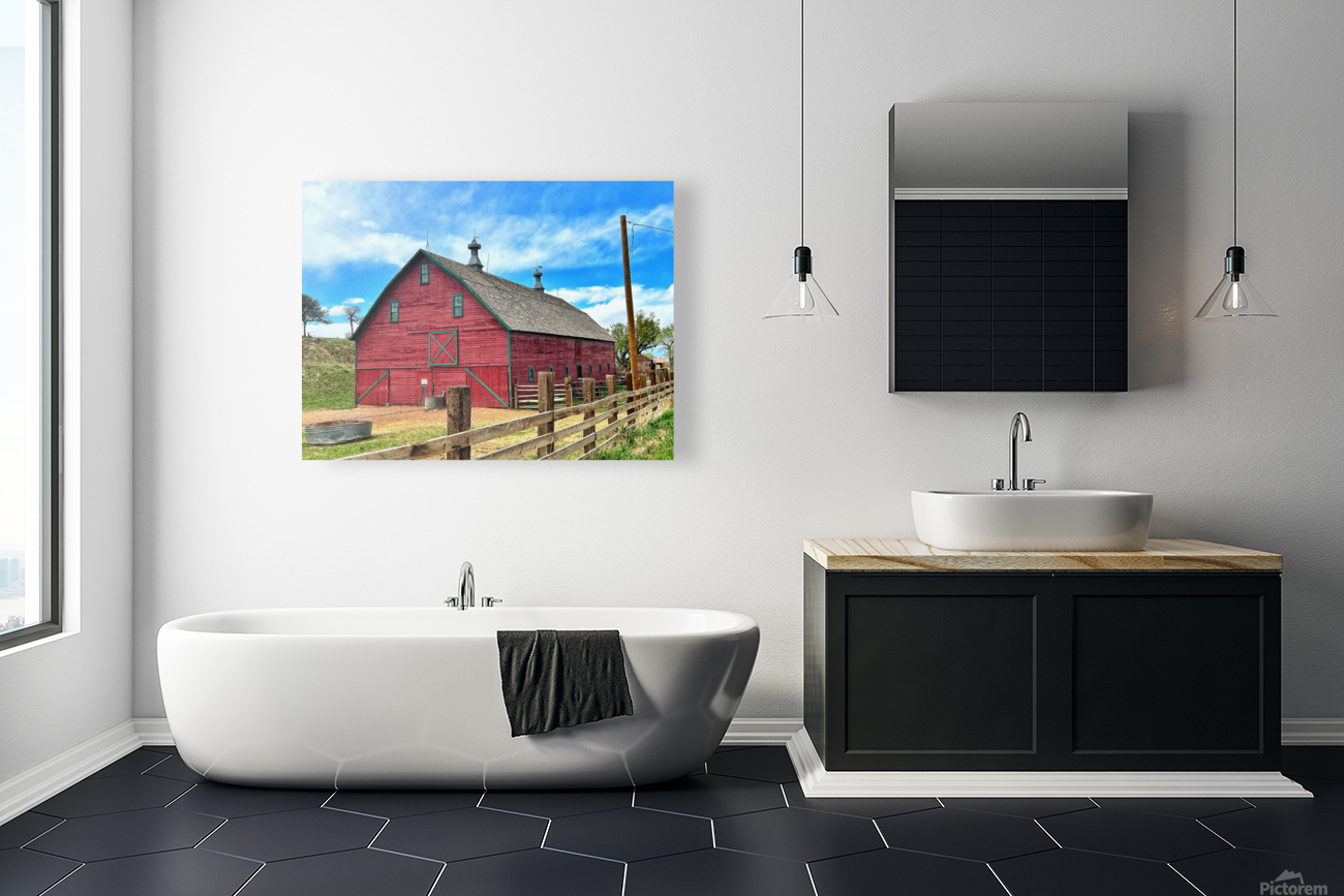 Old Red Barn Reproduction