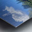 lake reflection  Metal print