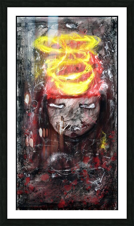 trapped Picture Frame print