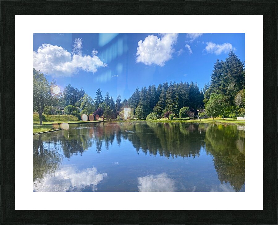 lake reflection  Picture Frame print