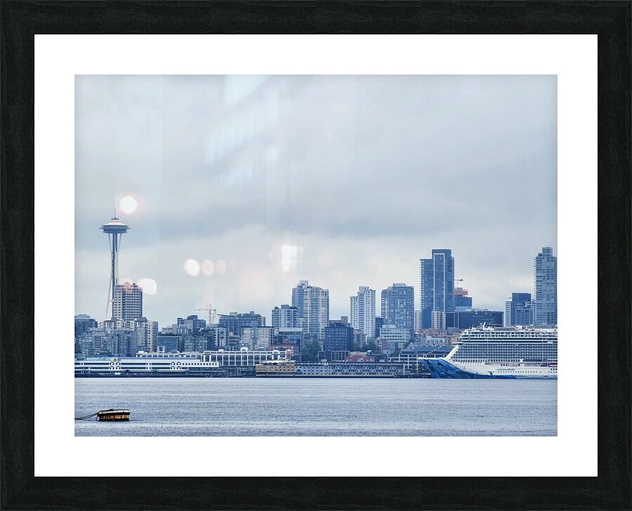 Seattle skyline  Picture Frame print