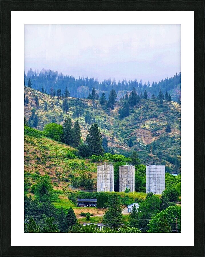 hill scape  Picture Frame print