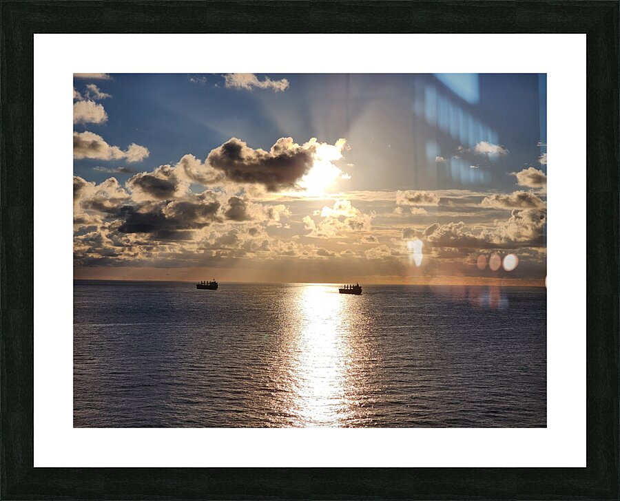 Fort Lauderdale sunset Picture Frame print