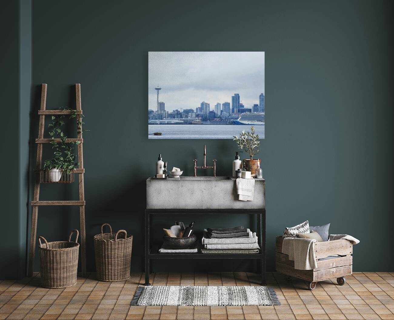 Seattle skyline  Reproduction