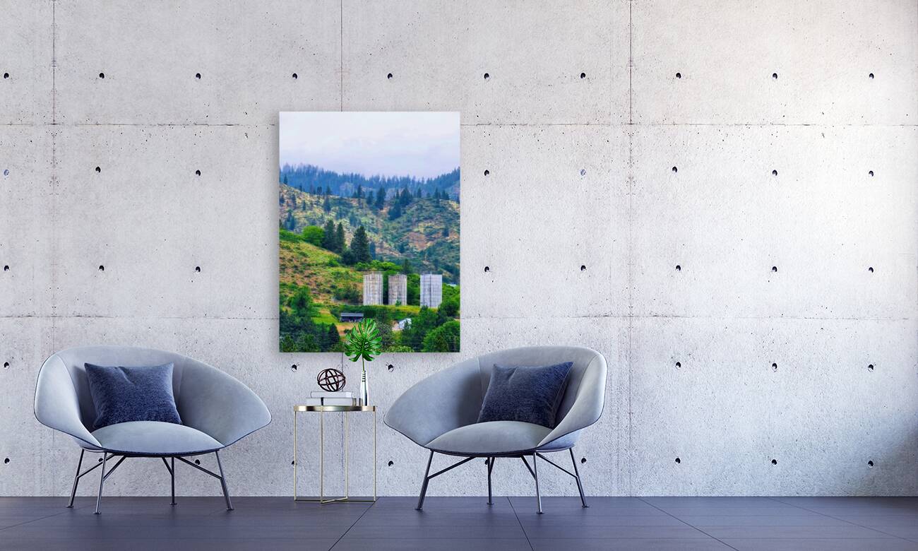hill scape  Reproduction