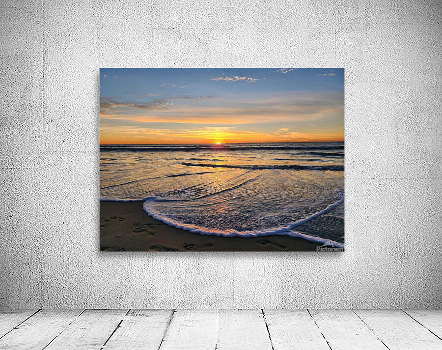  beach at dusk  Wall Preview