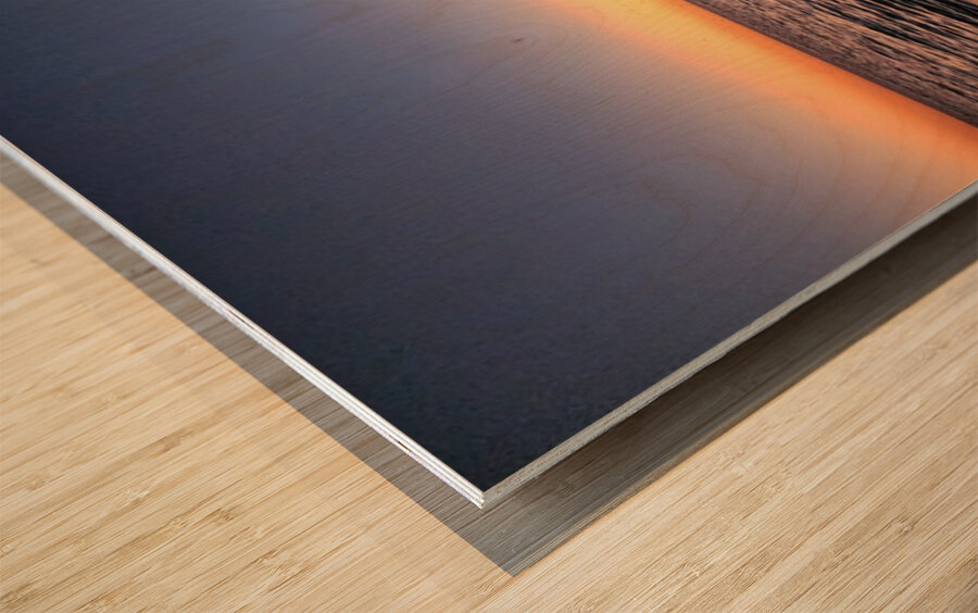 Horizons  Wood print