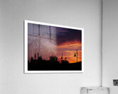 SynthSunset Acrylic Print