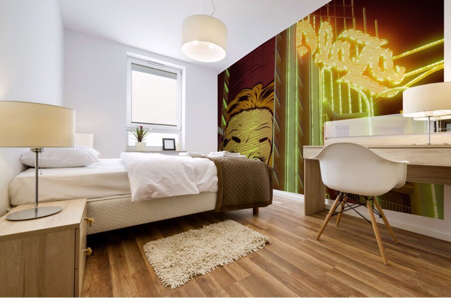 Plaza Glow Mural print