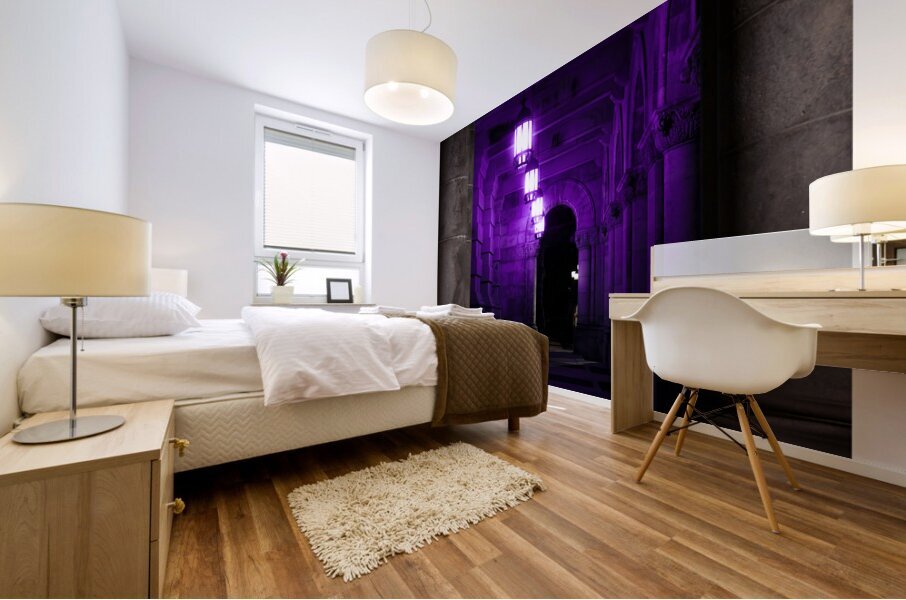 Purple Reign  Mural print
