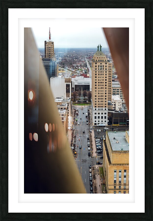 Corridor view Picture Frame print