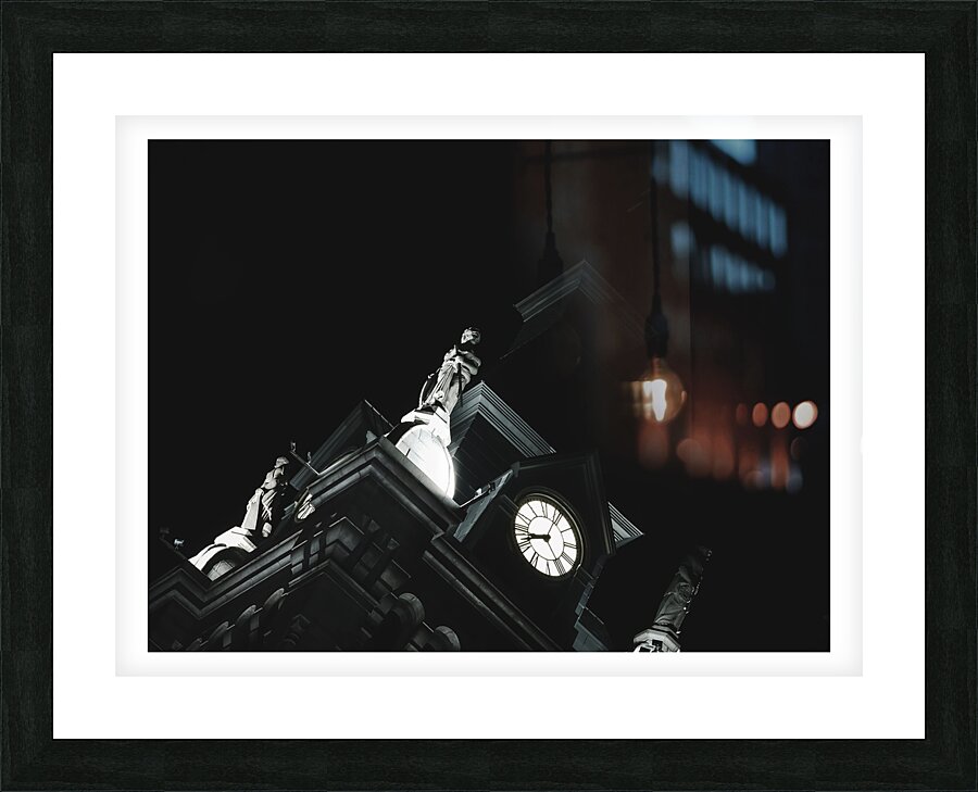 Time illuminated  Picture Frame print
