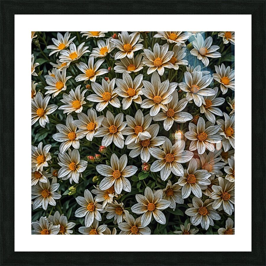 Flower pattern Picture Frame print
