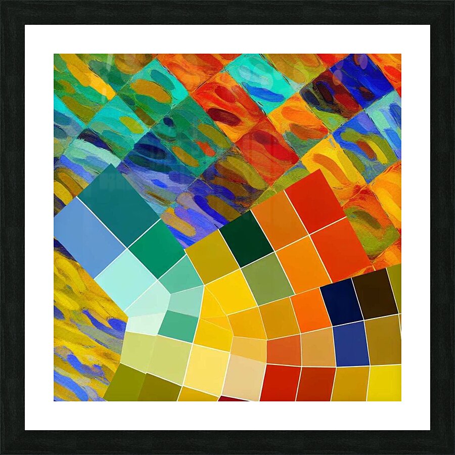 Acrylic abstract Picture Frame print