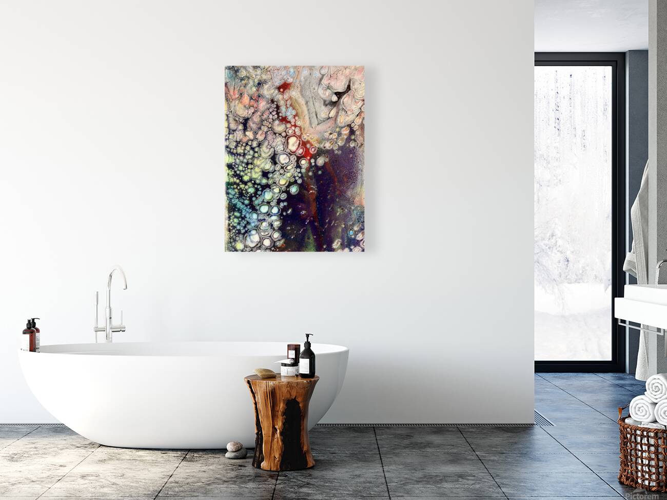 Acrylic pour Reproduction