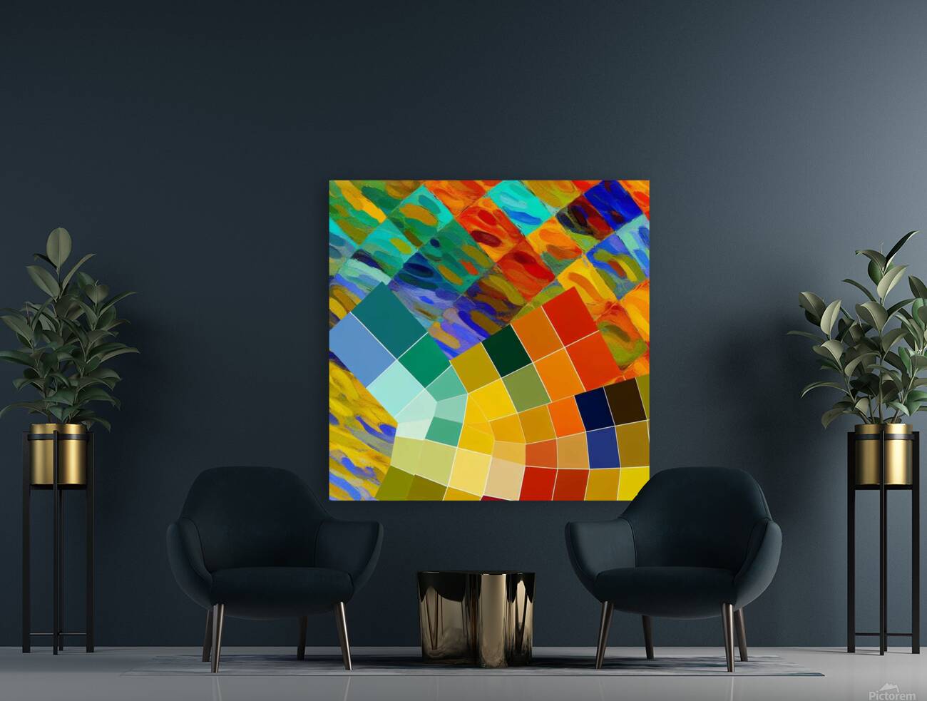 Acrylic abstract Reproduction