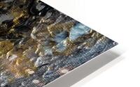 Black gold silver HD Metal print