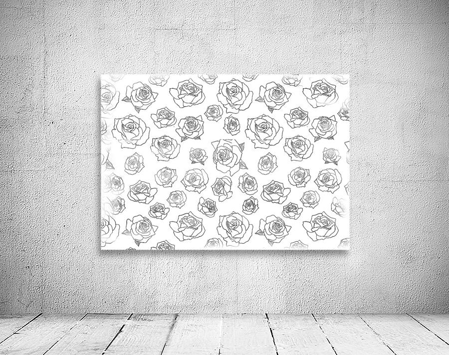 Rose pattern Wall Preview