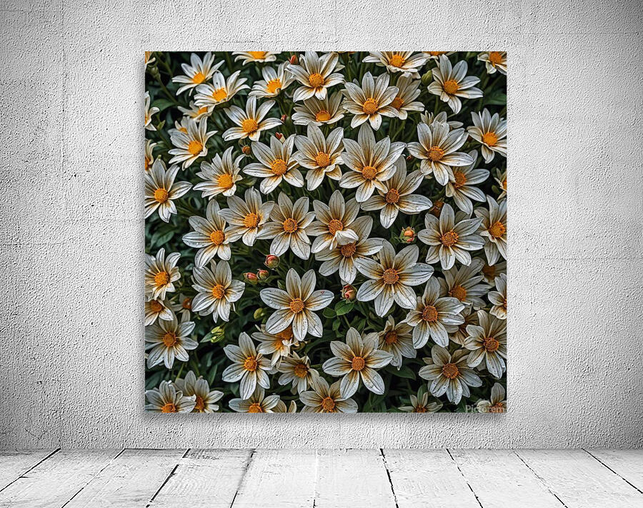Flower pattern Wall Preview
