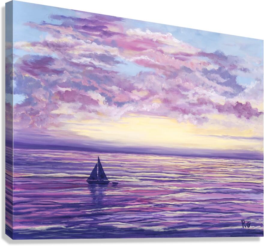 Heading Home Days End Canvas Print