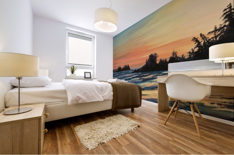 Tofino Sunset Mural print