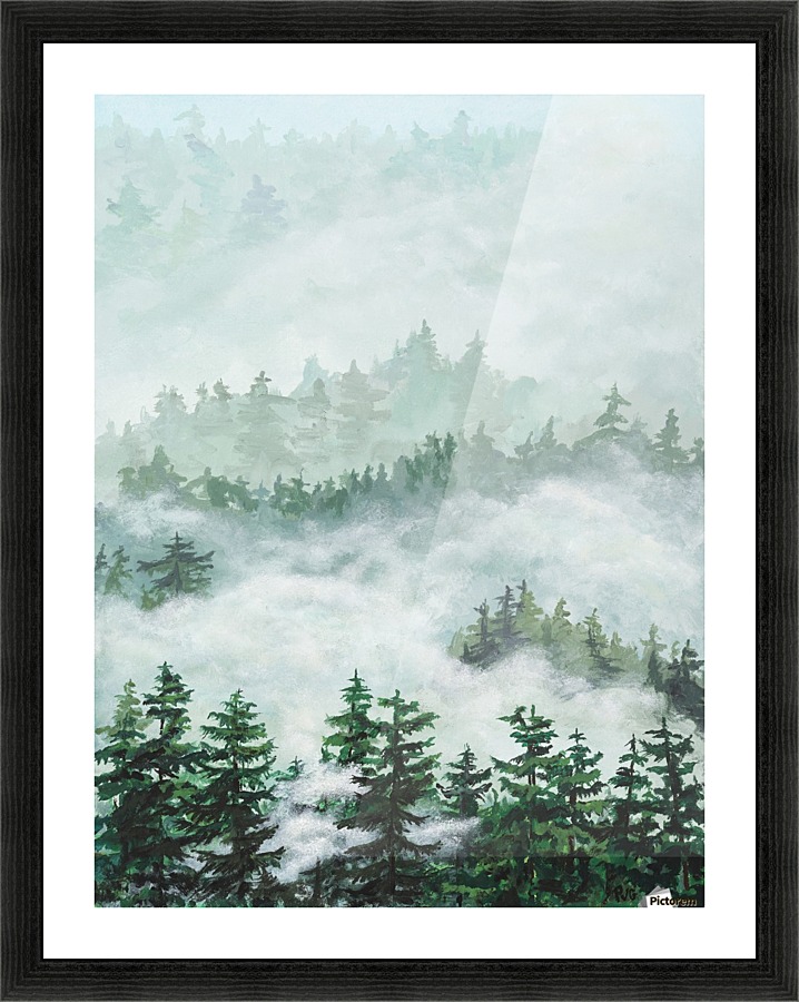 Deep Forests Picture Frame print