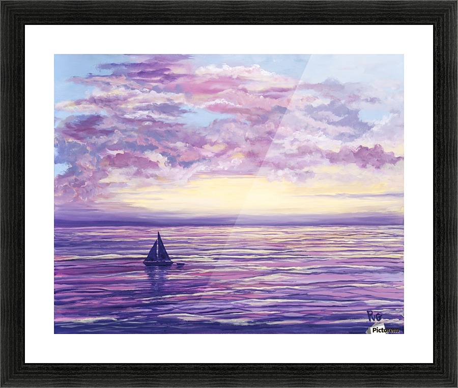 Heading Home Days End Picture Frame print