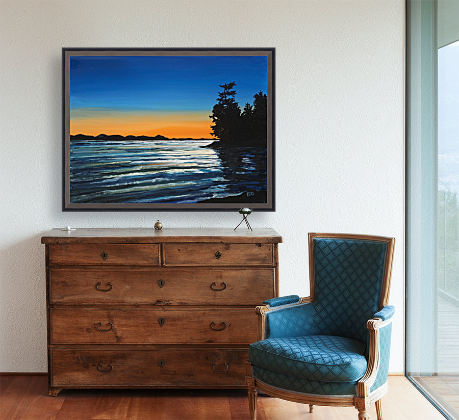West Coast Sunset Reproduction