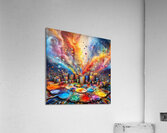 A vibrant symphony of colors Acrylic Print