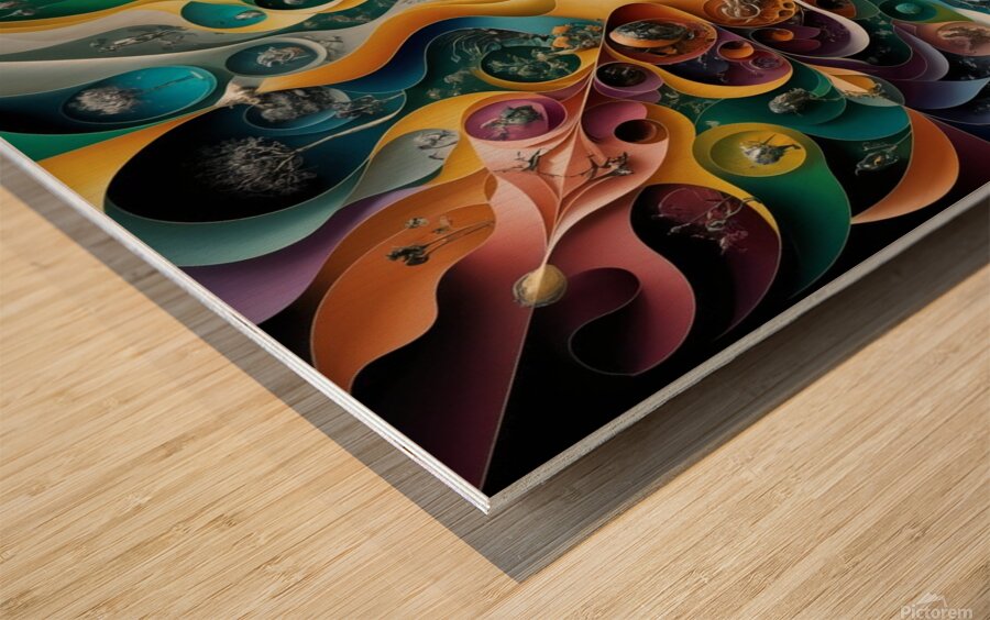 this magnificent art Wood print