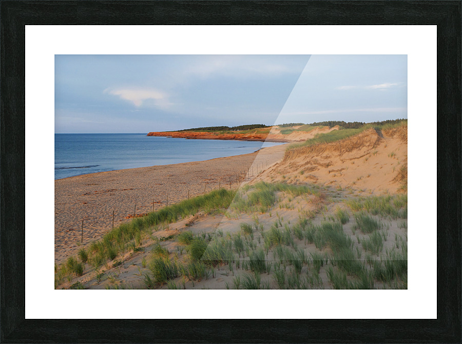 Sunset on Cavendish Beach Picture Frame print