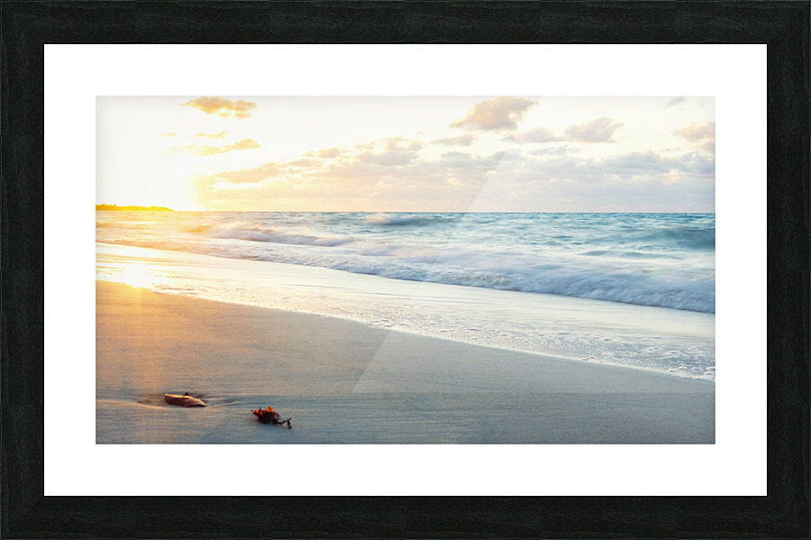 Sunset at Cayo Coco Beach Picture Frame print
