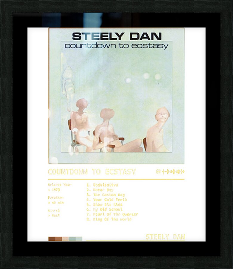 Steely Dan 42 Picture Frame print