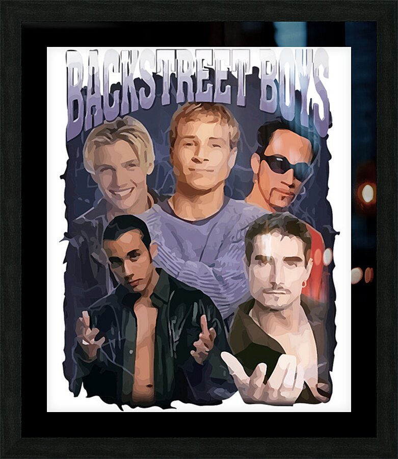 Backstreet Boys 12 Picture Frame print