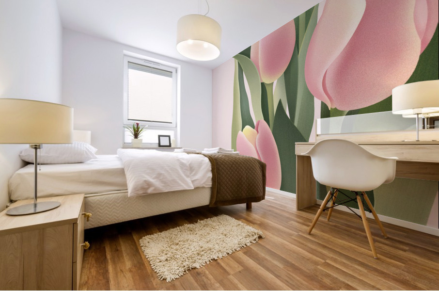 tulip Mural print
