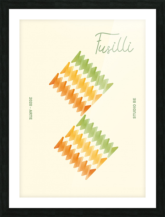 fusilli Picture Frame print