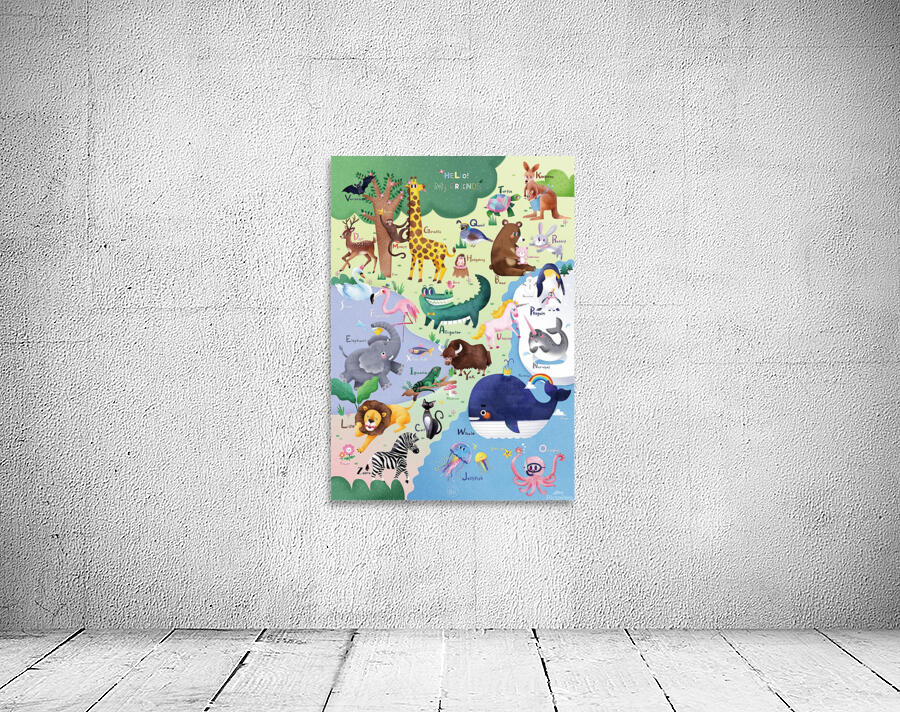 Alphabetposter Wall Preview