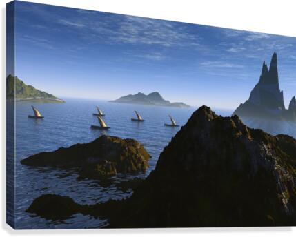 jason et la tooison Canvas Print