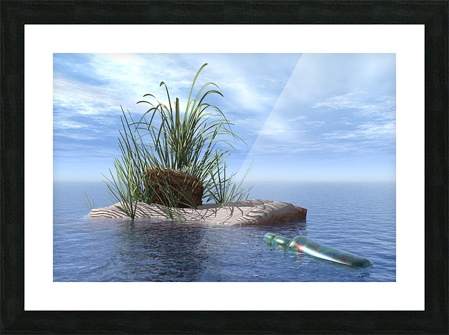 le message Picture Frame print