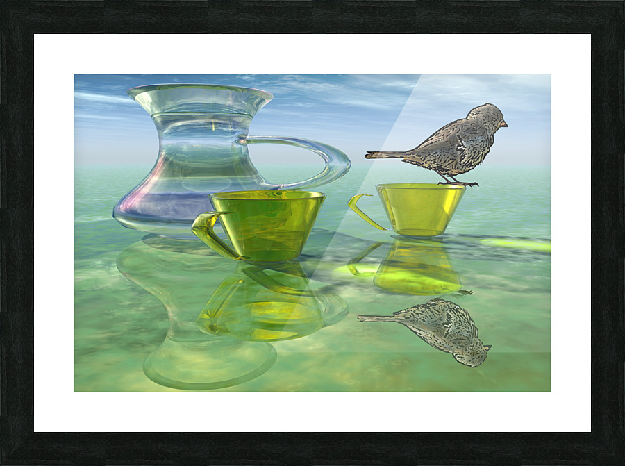 rendu 3D Tea time Picture Frame print