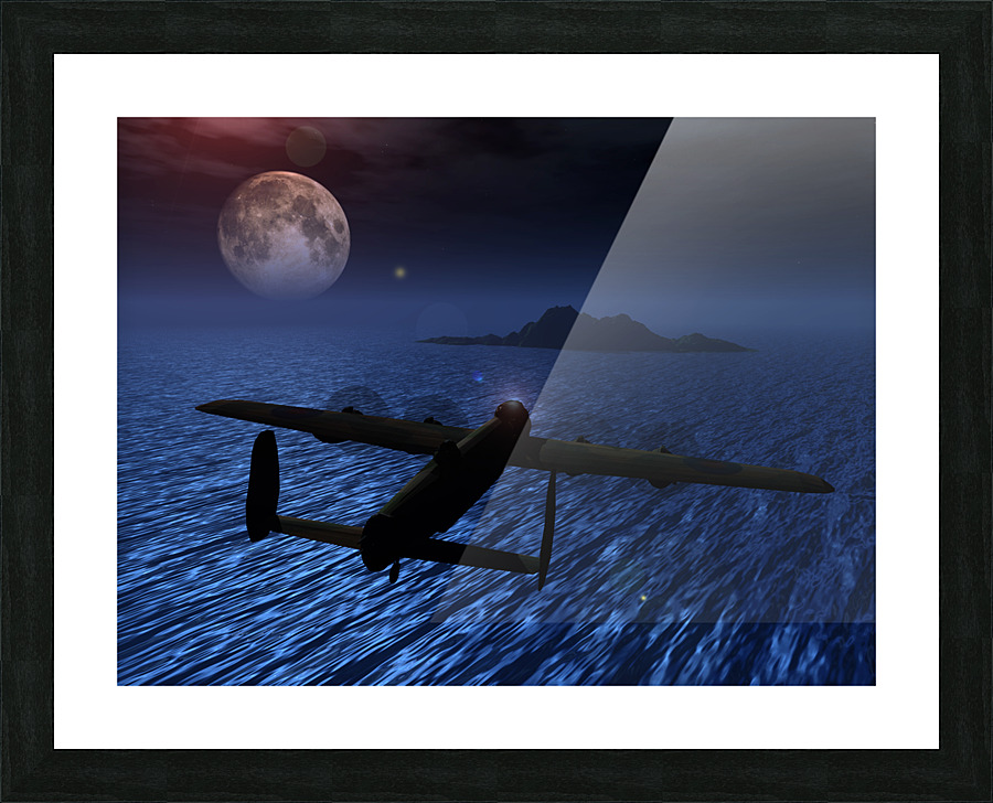vol de nuit Picture Frame print