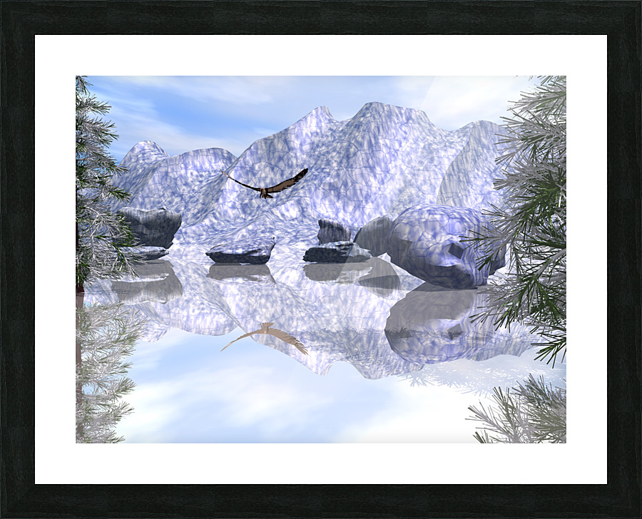 Le lac gel   Picture Frame print