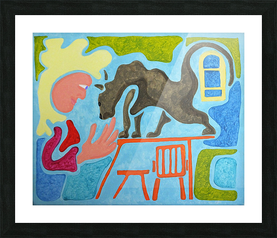 L approche Picture Frame print