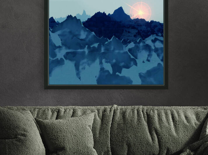 Montagnes matinales by ch Ragaine