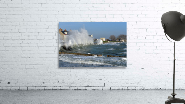 tempete sur la ville Wall Preview